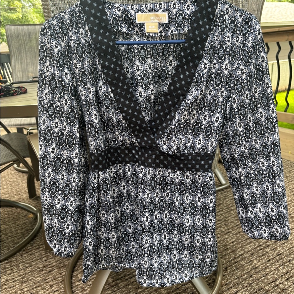 Vintage Michael kors semi sheer blouse